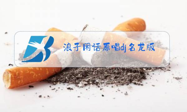 浪子闲话原唱dj名龙版花童图片