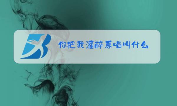 你把我灌醉原唱叫什么图片