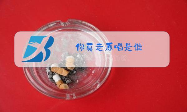 你莫走原唱是谁?两个人姓名?图片
