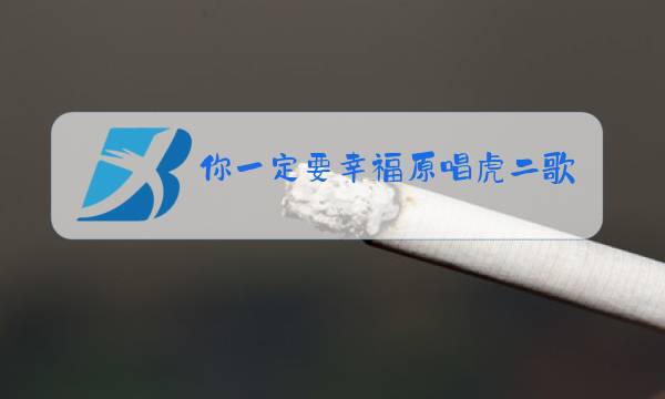 你一定要幸福原唱虎二歌词图片