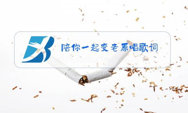 陪你一起变老原唱歌词图片