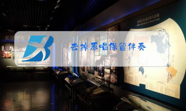 去掉原唱保留伴奏图片