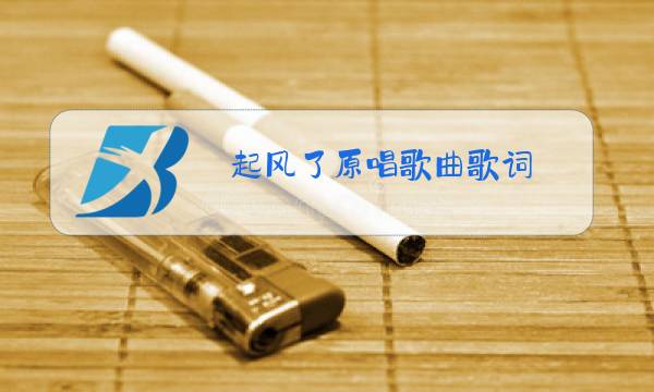起风了原唱歌曲歌词图片