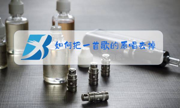 如何把一首歌的原唱去掉只留下伴奏图片