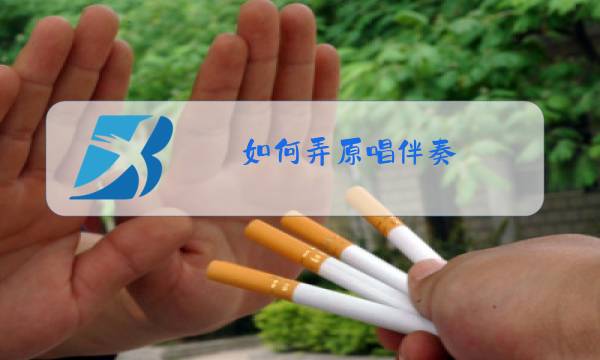 如何弄原唱伴奏图片