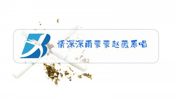 情深深雨蒙蒙赵薇原唱图片