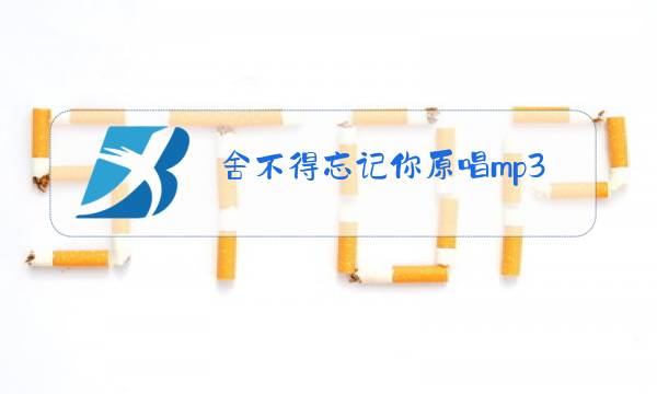 舍不得忘记你原唱mp3图片