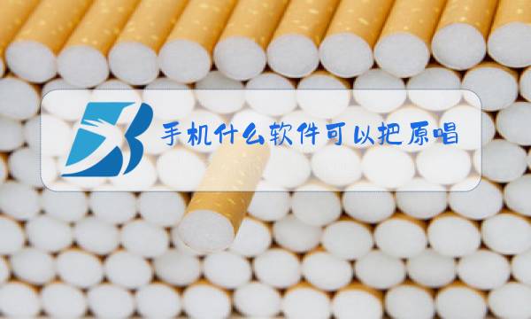 手机什么软件可以把原唱去掉图片