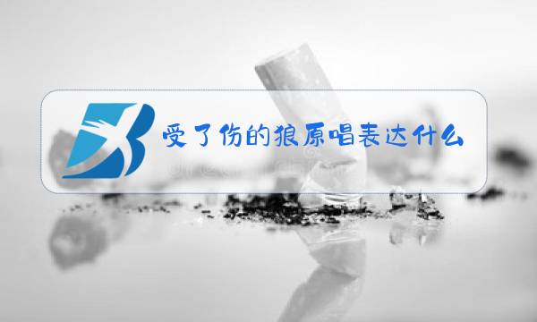 受了伤的狼原唱表达什么图片