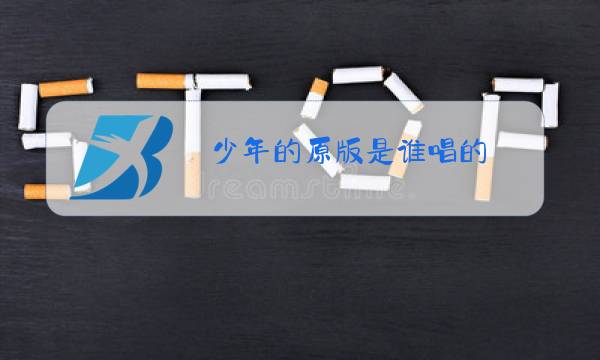 少年的原版是谁唱的图片