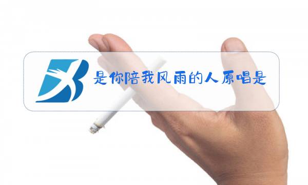 是你陪我风雨的人原唱是谁图片