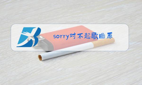 sorry对不起歌曲原唱图片