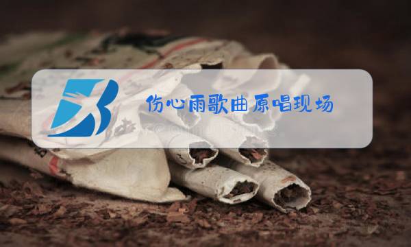 伤心雨歌曲原唱现场图片