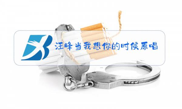 汪峰当我想你的时候原唱歌曲图片