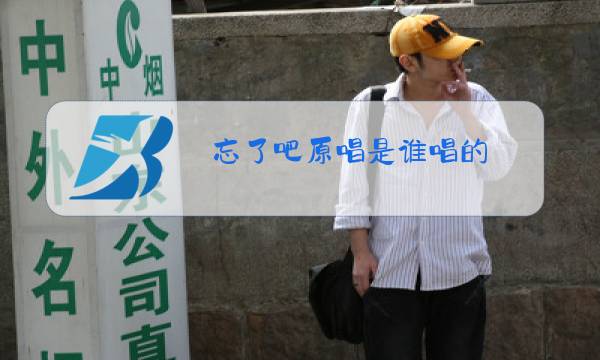 忘了吧原唱是谁唱的图片