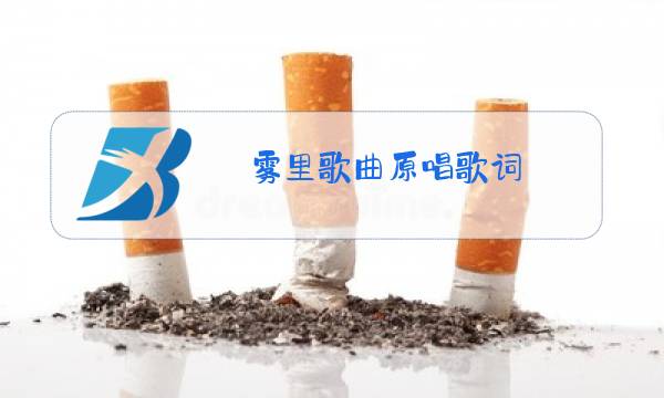 雾里歌曲原唱歌词图片