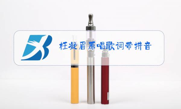 枉凝眉原唱歌词带拼音图片