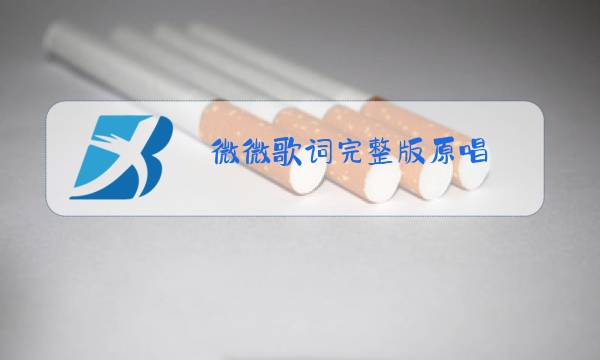 微微歌词完整版原唱图片