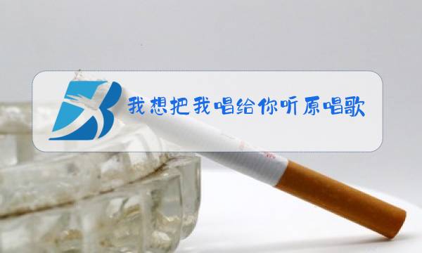我想把我唱给你听原唱歌词图片