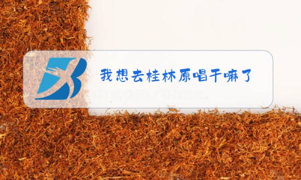 我想去桂林原唱干嘛了图片