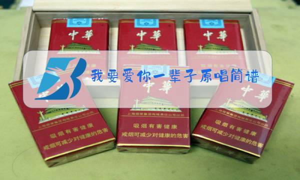 我要爱你一辈子原唱简谱图片