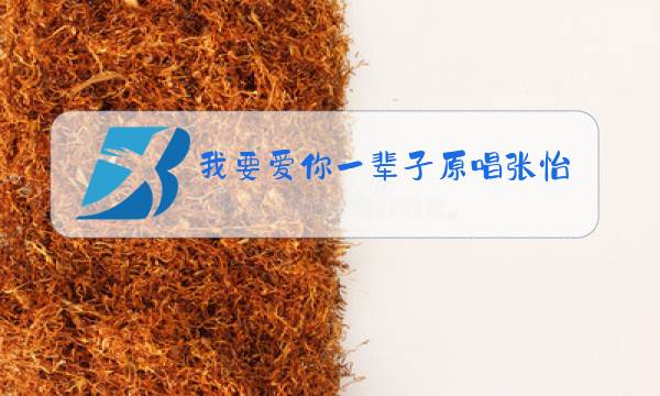 我要爱你一辈子原唱张怡诺图片