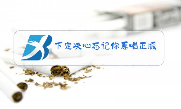 下定决心忘记你原唱正版dj视频图片