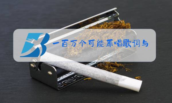 一百万个可能原唱歌词意思图片