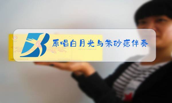原唱白月光与朱砂痣伴奏图片