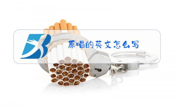 原唱的英文怎么写图片