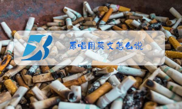 原唱用英文怎么说图片