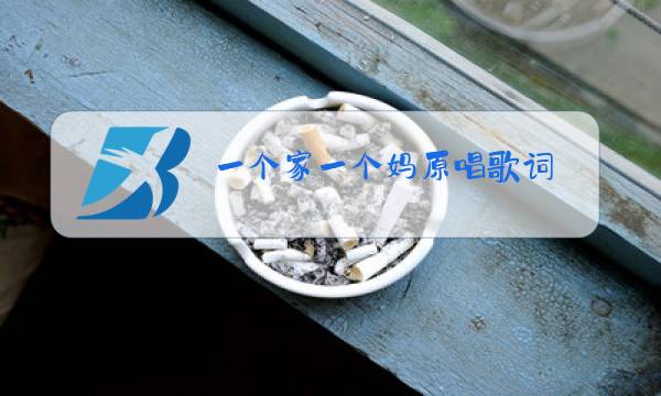 一个家一个妈原唱歌词图片
