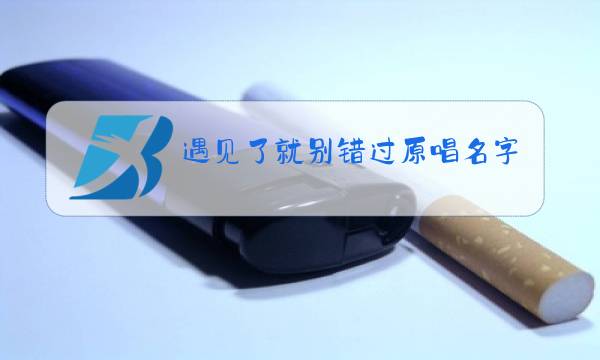 遇见了就别错过原唱名字图片