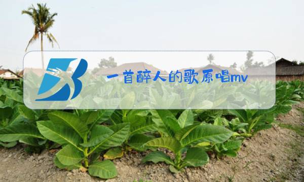 一首醉人的歌原唱mv图片