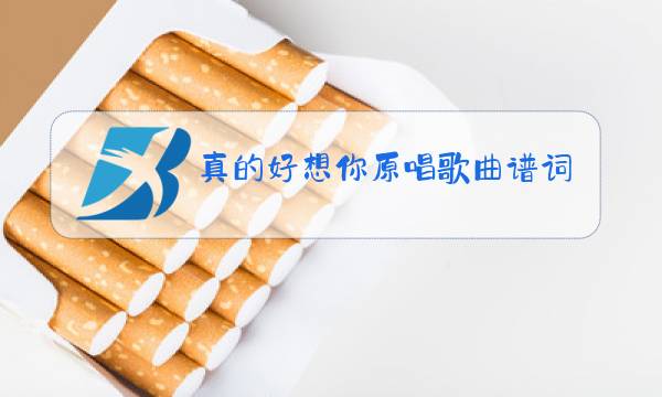 真的好想你原唱歌曲谱词一图片