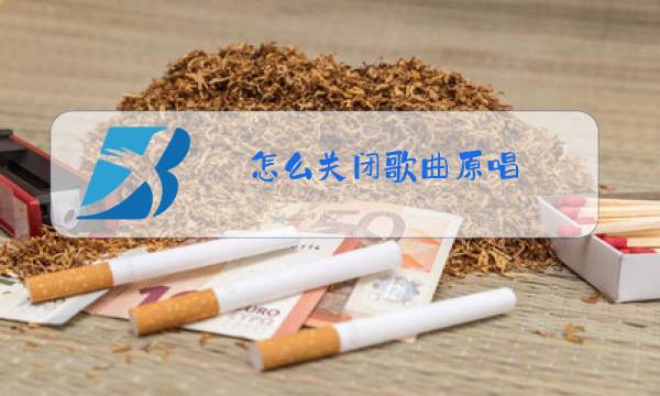 怎么关闭歌曲原唱图片