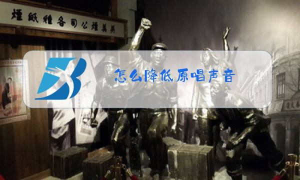怎么降低原唱声音图片