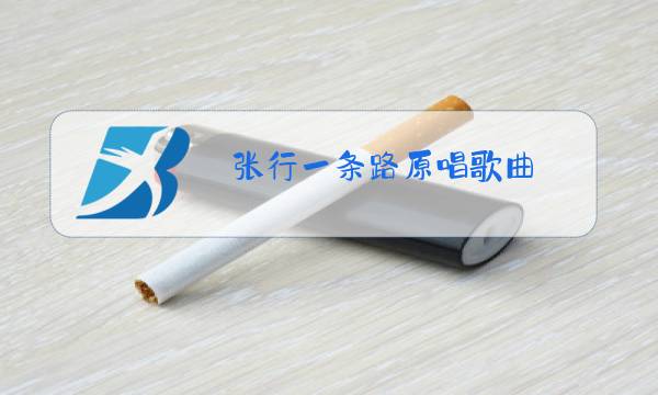 张行一条路原唱歌曲图片