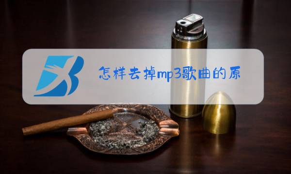怎样去掉mp3歌曲的原唱图片